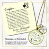 Christian Couples Necklace Two Become One Jewelry Husband Wife Gift