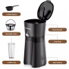 Bonsenkitchen Iced Coffee Maker, Coffee Machine, Reusable Filter, Easy One-Touch