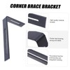 Operitacx Stainless Steel Fixed Brackets Set of 2 Corner for