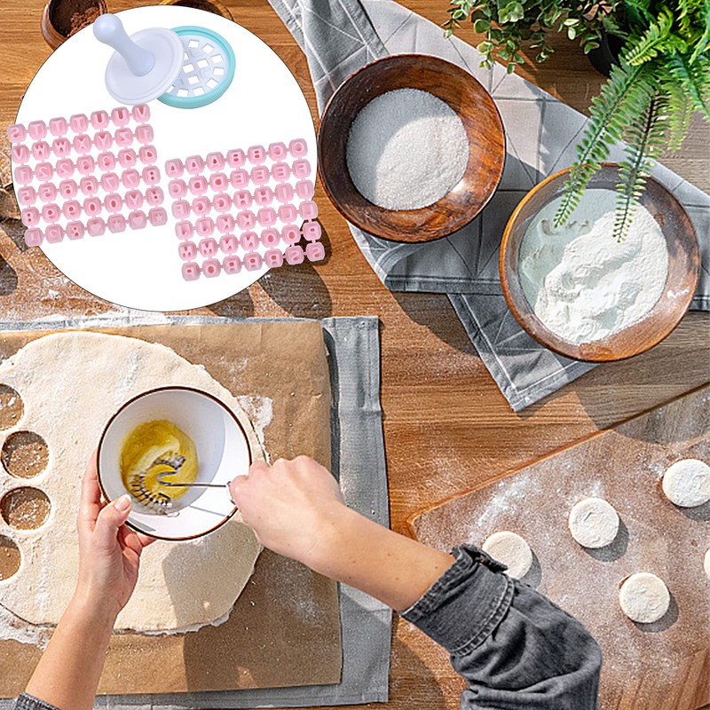 Changrongsheng Alphabet Cookie Stamp Set