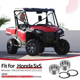 Front Wheel Bearing Kit Compatible with Honda Pioneer 1000 SXS1000-M3/M5 2016-2023