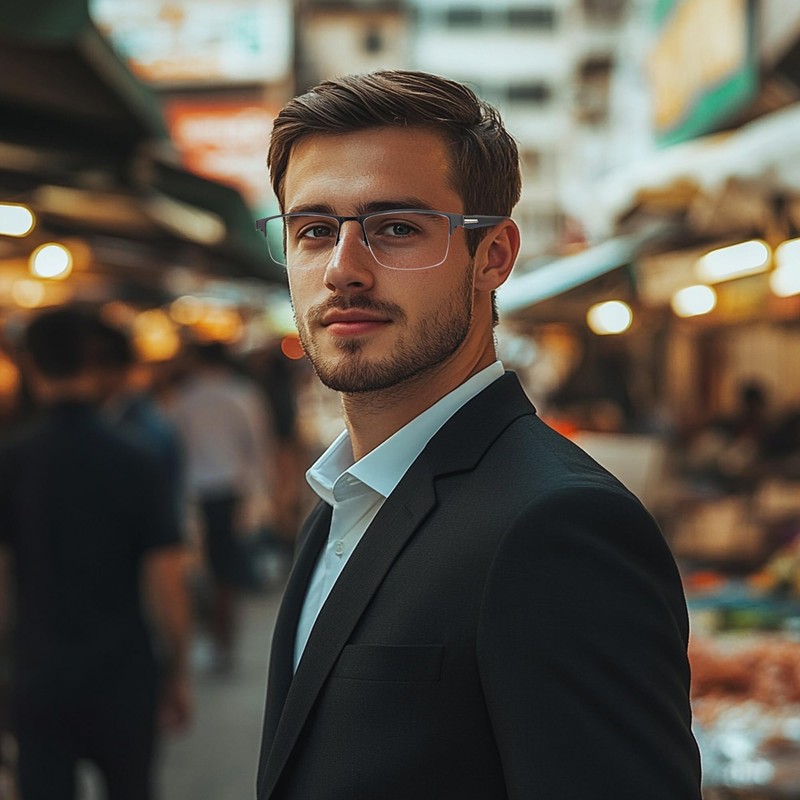 Caeyer 3 Pack Bifocal Reading Glasses Men Blue Light Blocking