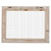 SOFE Rustic Chicken Wire Frame, Framed Photo Display Board/Wall Grid