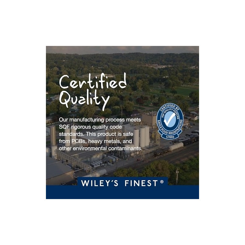 Wiley's Finest Gomitas veganas de omega-3 Suplemento vegetariano DHA Omega-3