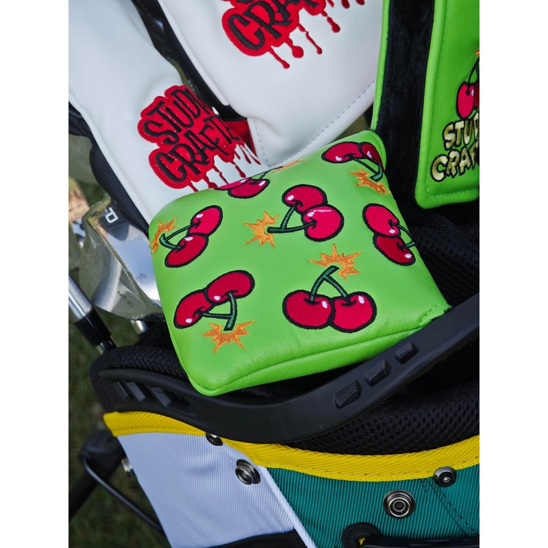 Studio Crafted Golf Cherry Bombs Mallet Putter Cover Magnetic Golf