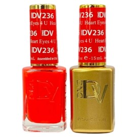 DND Diva Duo Gel & Matching Nail Polish - 236 Heart Eyes 4 U