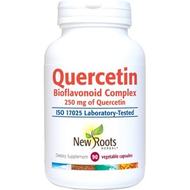 NEW ROOTS HERBAL Quercetin with Bromelain Capsules | 4-in-1 Formula with Quercetin, Bromelain, Bioflavonoids and Rutin | Heart Health and Immune Support Supplement (90 Veggie Capsules), Non-GMO