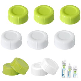Pack of 10 Travel and Storage Lids for Dr Brown Narrow Baby Bottles, Replacement Caps Compatible with Dr. Browns