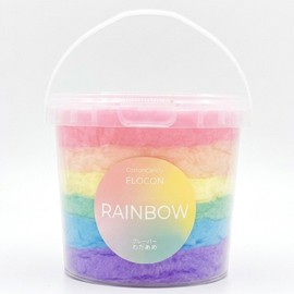 COTTON CANDY FLOCON コットンキャンディ わたあめ (Rainbow 6 Colors (Plain) 60g)