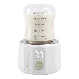 Bebeconfort Digitaler Kompaktflaschenwärmer, Flaschenwärmer baby für unterwegs, kompakt L6,5 x B6,5 x H8 cm, leicht im Gewicht (280 Gramm), digitale Anzeige, langlebiger Akku, Temperaturregelung