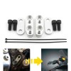 Trichtu Mount Motorcycle Silver Handlebar Risers Adapter For Honda GoldWing