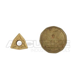 Accusize Industrial Tools Wnmg432 Carbide Inserts Tin Coated, 10 Pcs/Box, 2134-1022x10