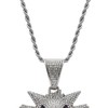 Pendant Necklace Alloy Funny Devil 60cm Stainless Steel Chain Exquisite