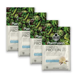 PlantFusion- Paquetes completos de muestras de proteína vegana en polvo Paquetes de proteína en polvo a base de plantas para llevar con BCAA          