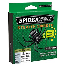SPIDERWIRE New 2020 Stealth Smooth 8 Braided Line 300 m. (Hi-Vis Yellow, 0.33mm/38.1kg/84lb)