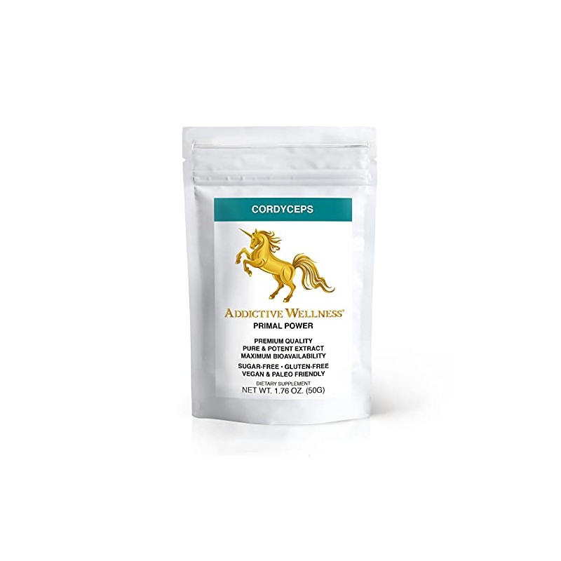 Addictive Wellness Cordyceps CS-4 Extract Powder - Pure & Potent