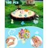 Piemow 160 Pcs Mini Resin Animals Kit - Luminous Tiny