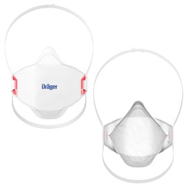 Dräger X-plore 1930 FFP3 Respirator Mask, Dust Mask without Valve, Protection Against Fine Dust, Pollutants & Particles, Hygienically Individually Packed, for Construction Industry, Crafts, Chemistry