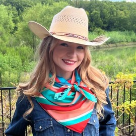 Cowtown Wild Rags Western Wild Rags (Southwestern Serape) Wild Rags - Size: Southwestern Serape - (34")