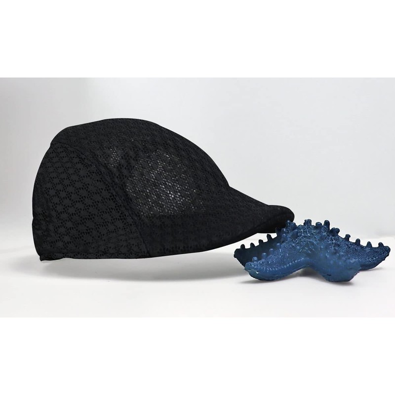 Rayson Flat Cap Breathable Summer Mesh Golfer Hat Newsboy Hats