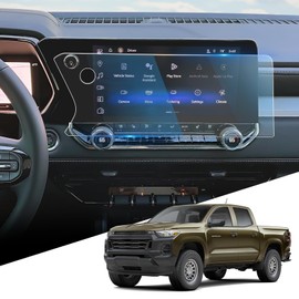 WEIPIN For 2023-2025 Chevy Colorado (ZR2/Z71) Screen Protector 11.3 Inch Glossy Tempered Glass Touchscreen *1 Accessories 9H Hardness Glass - No More Scratch&Fingerprint