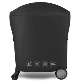 7113 Grill Cover for Weber Q Series, 600D Anti-Fade Compatible with Q100 Q120 Q1000 Q200 Q220 Q2000 2400 Q2200 Q1200 Gas Grills, Fits Weber 50060001 51060001 54060001 Waterproof Anti-Fade Grill Cover