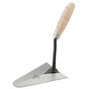 Catalan model forged trowel with beech wood handle 180 x