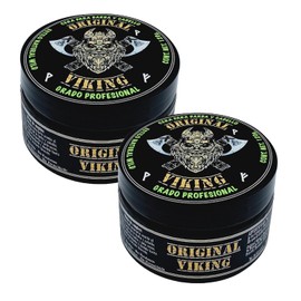 2 Pack Cera WILD - Extra Fijación Premium para Barba, Bigote y Cabello, Aroma Irresistible, Sin Sustancias Dañinas, Vegano, Cruelty-Free (2 * 120g)