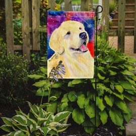 Caroline's Treasures SS8753GF Golden Retriever Garden Flag Mailbox Flag Decorative Yard Flag Banner Outside Patio Artwork Yard Flower Beds, Garden Size, Multicolor