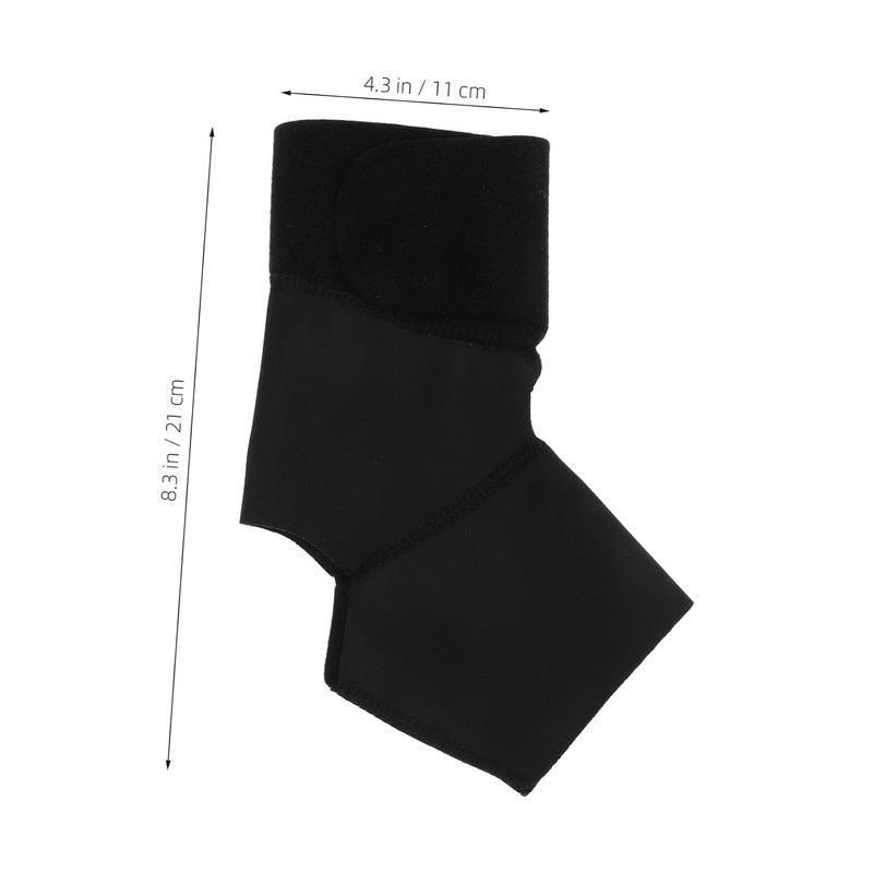Tobillera de Soporte para Tobillo Negra, Cómoda y Ajustable