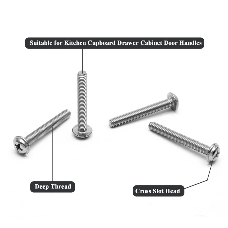 Cjueiom 20 Pack 20 Pack M4 x 40mm 304 Stainless