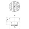 SANEI H50-75X40 One Trap for SU and VU Pipes, Stainless