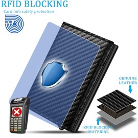 ZIKEE Men Minimalist, Airtag Wallet, Front Pocket