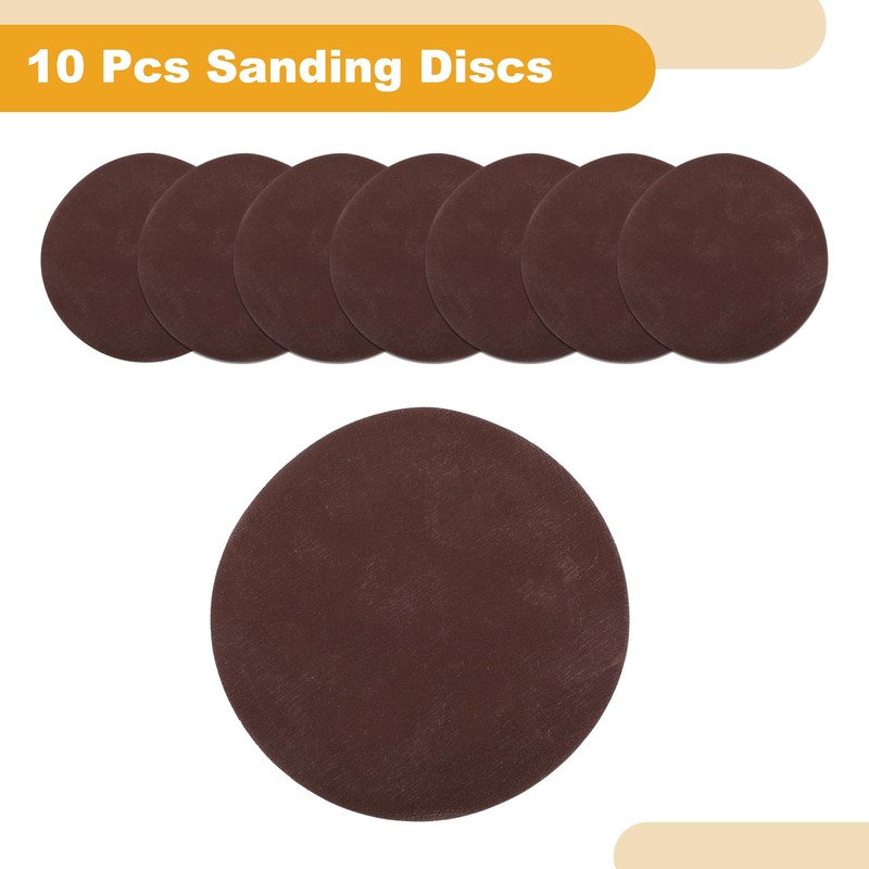 Partuto 10 Pcs 6inch 600 Grit Universal Sanding Discs -