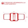 SQQP Center Console Window Control Switch Button Panel Cover Fit