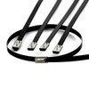 Auto Dynasty 10pcs 12 inches 300mm Long Stainless Steel Wrap/Cable