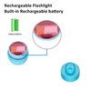 RAHAN Clip on Clog Headlights Lights for Shoes, 2pcs Flashlight