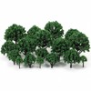 20 PCS Model Trees Miniature Trees for Crafts Train Scenery