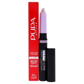PUPA Milano Cover Cream Concealer - Offers Light To Medium Coverage - Corrects Dark Circles And Imperfections - Blendable Formula Enriched With Vitamin E - Neutralizes Skin - 008 Lilac - 0.08 Oz