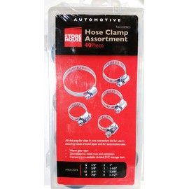 Automotive Hose Clamp Assortment, 40 Pc.