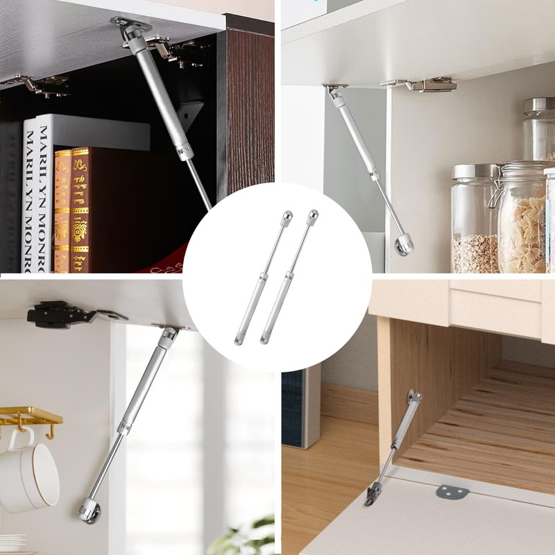 WENLISELL 8 Pcs Gas Strut Stay 80N, Upturned Kitchen Cupboard