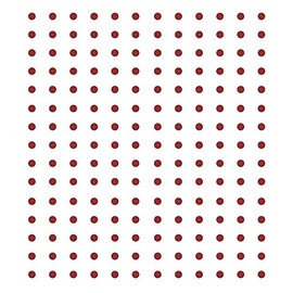 Vama Fashions Velvet Maroon Round Plain Bindis Kumkum Sticker Bindi for Girls & Women (Size 5mm,Pack of 180 Bindis)