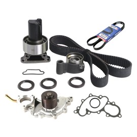 MPLUS Timing Belt Kit & Water Pump & Serpentine Belt Fits for Toyota, 93-95 4Runner 3.0L 2959CC V6 Gas SOHC Naturally Aspirated, 93-95 Pickup 3.0L 2959CC V6 Gas SOHC Naturally Aspirated