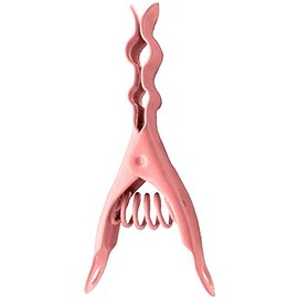 Extreme Clothespins | Retro Pink Color | Solid 304 Stainless Steel - 20 Pack | Heavy Duty | Anti-Rust | Laundry Pins | Clothes Pins | Chip Clips | Lifetime Product | No Plastic | Made in Italy