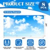 ANGSYLTH 8 Pcs Fluorescent Light Covers - 4 x 2