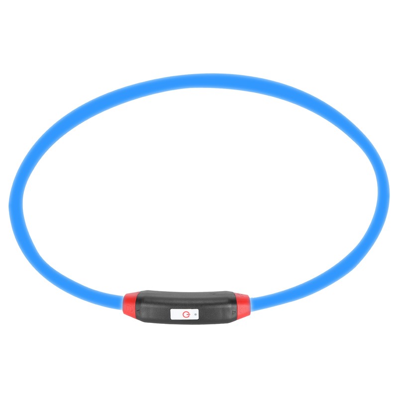USB Rechargeable Adjustable DIY Cutting LED Dog Bite Resistant Collar