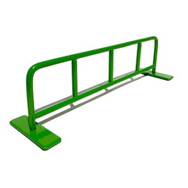 FLVFF Fingerboard Rail Bike Rack Metal Solid Steel Grind Rails Ramp and Skate Parks (BR) (Green)