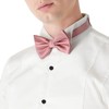 DonDon Men's Handmade Silk Look Bow Tie 12 x 6