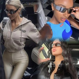 milramtob Futuristic Wrap Around Sunglasses Y2K Silver Trendy Rimless Glasses Cyberpunk Eyewear for Women Men Rave Party