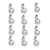 A109 RV Curtain Carrier Hooks – Nylon Wheels with Metal